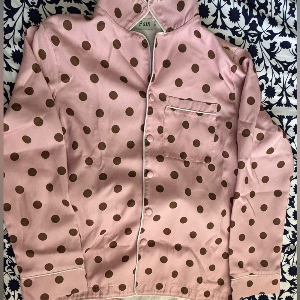 harry styles polka dot pajamas